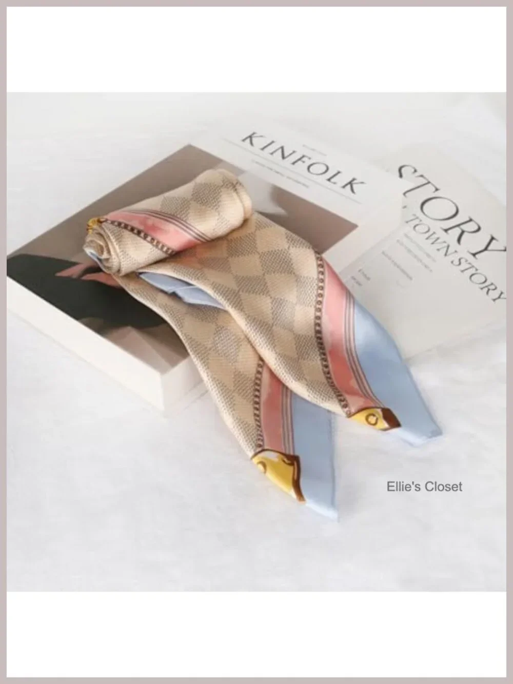 Silk-Like Square Scarf 27.5x27.5 inch, Fashion Scarf for Hair, Head & Neck,